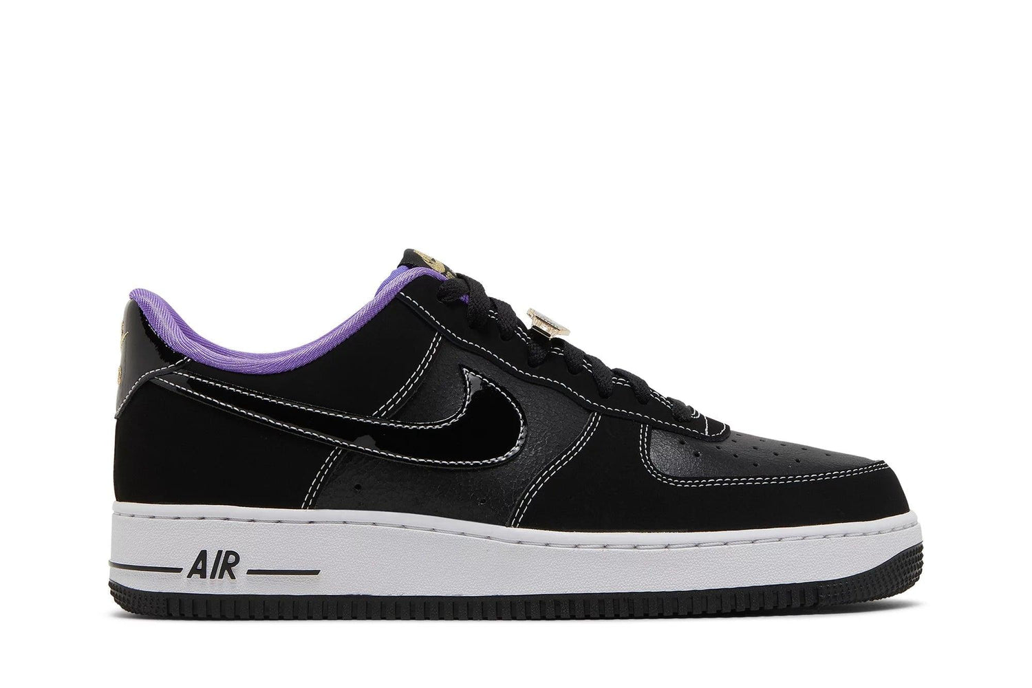 Tênis Nike Air Force 1 Low World Champ Lakers Preto - LK Sneakers