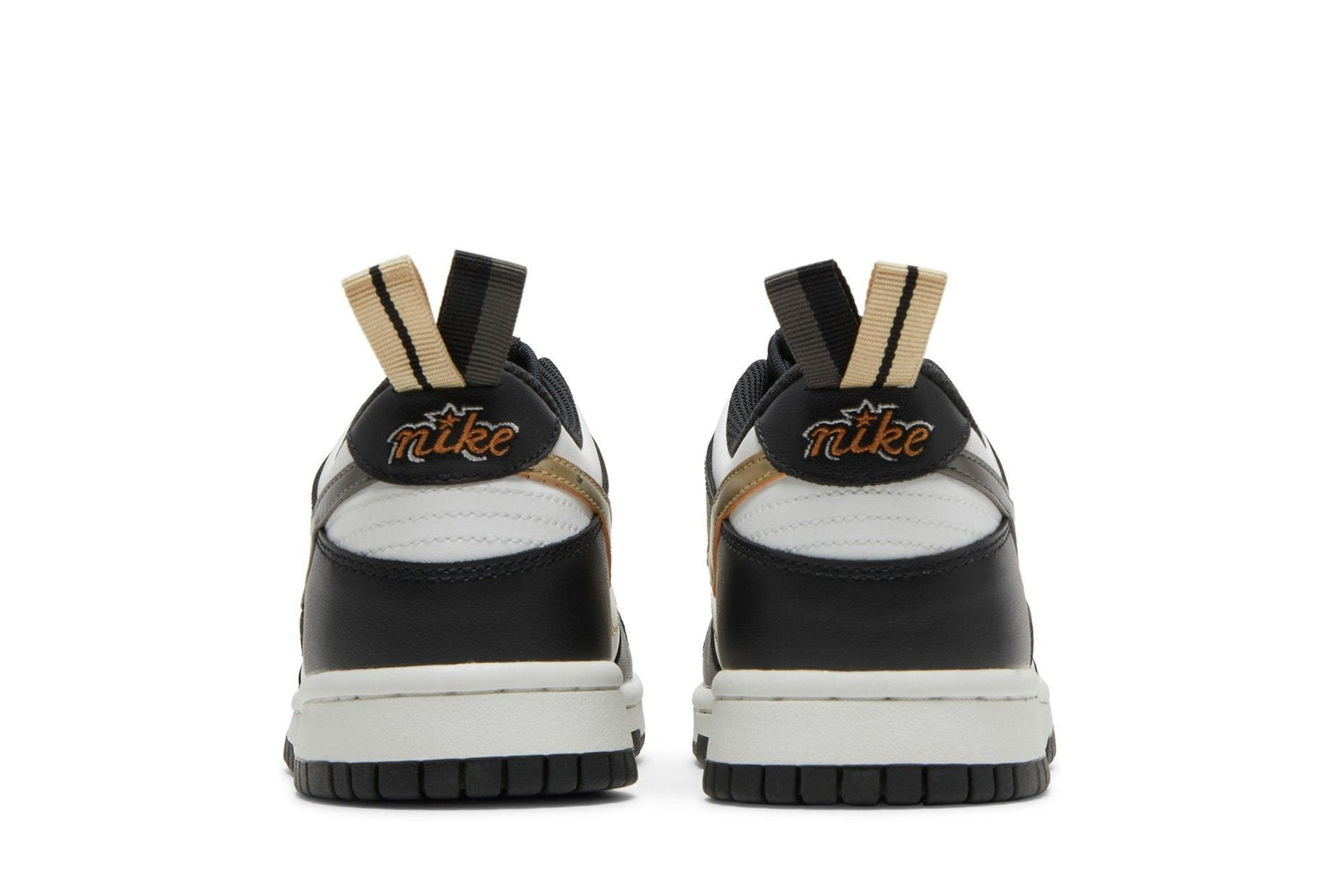 Tênis Nike Dunk Low GS Black/White Metallic Preto - LK Sneakers