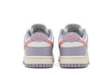 Vista superior do Nike Nike Dunk Low Indigo Haze mostrando abertura, lingueta e cadarços