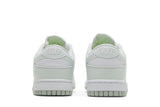 Vista superior do Nike Nike Dunk Low Next Nature White Mint mostrando abertura, lingueta e cadarços