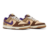 Vista frontal do Nike Nike Dunk Low Setsubun mostrando biqueira e costuras