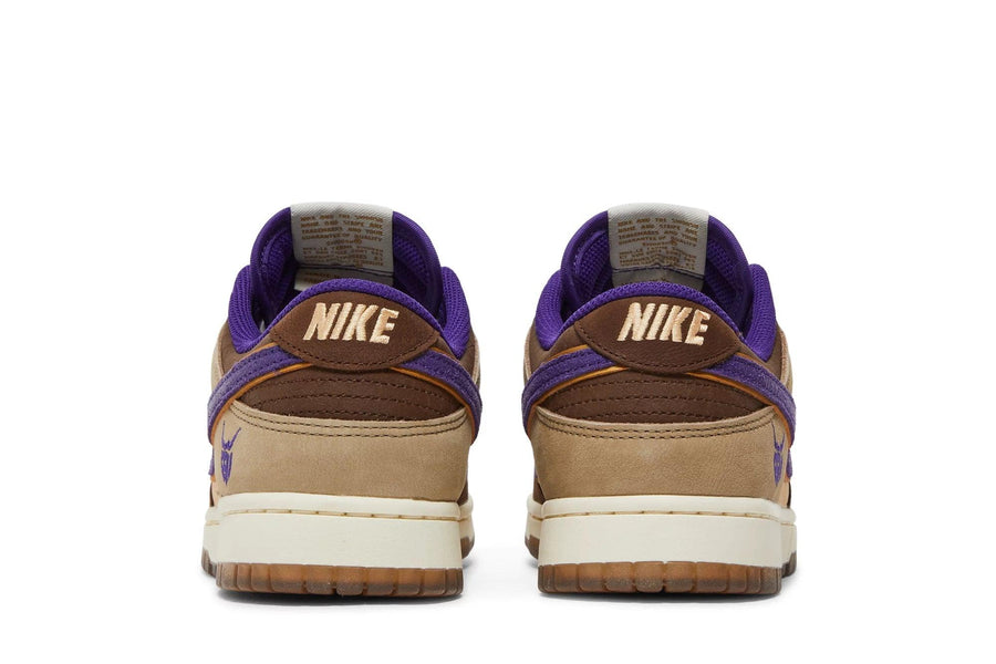 Vista superior do Nike Nike Dunk Low Setsubun mostrando abertura, lingueta e cadarços