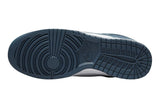 Vista traseira do Nike Nike Dunk Low Valerian Blue mostrando calcanheira e detalhes do solado