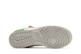 Vista frontal do Nike Nike Dunk Low x Off White 