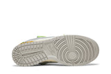 Vista frontal do Nike Nike Dunk Low x Off White 