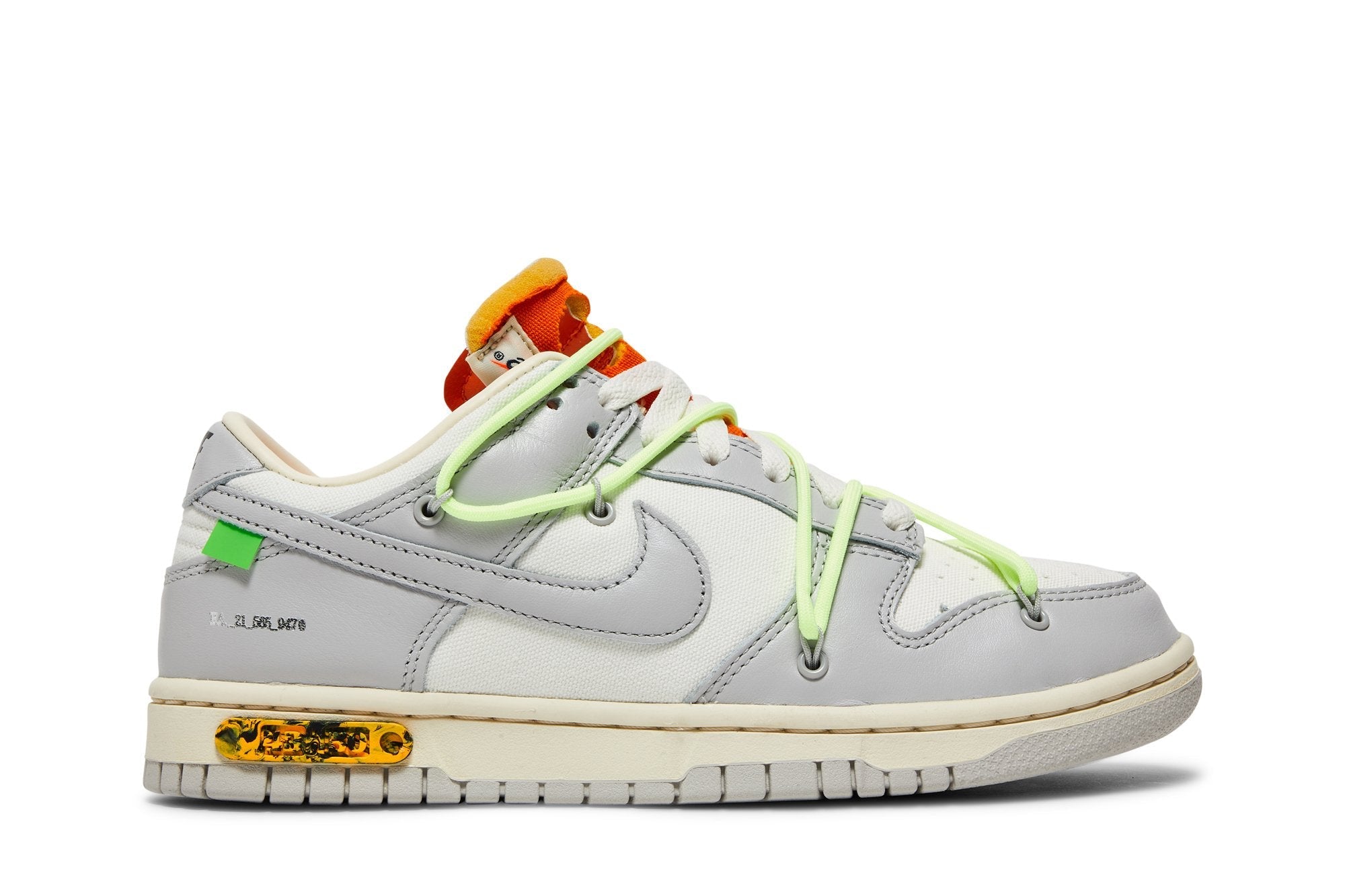 Tênis Nike Dunk Low x Off White "Lot 43" Cinza - Nike - DM1602 - 128 - 1