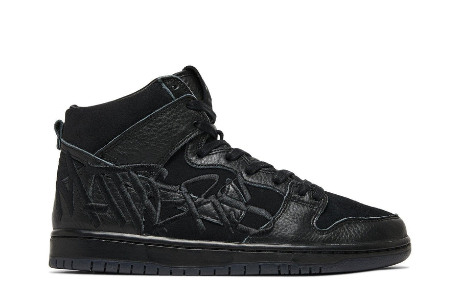 Nike Nike SB Dunk High Pro Black and Metallic Gold tênis em preto original na LK Sneakers