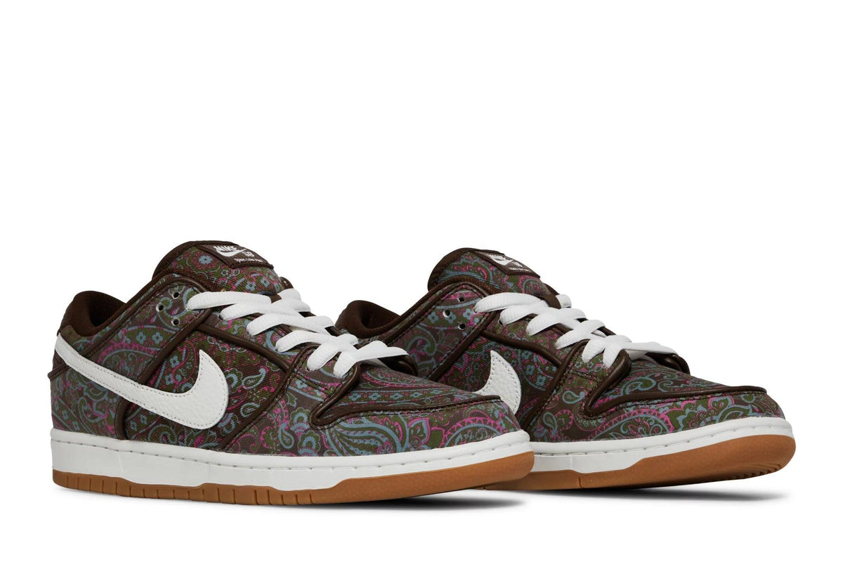 靴 Nike SB Dunk Low Pro PRM 8.5 Tênis Nike SB Dunk Low PRM Paisley Brown Marrom | LK Sneakers
