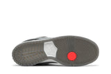 Vista traseira do Nike Nike SB Dunk Low VX 1000 Camcorder mostrando calcanheira e detalhes do solado