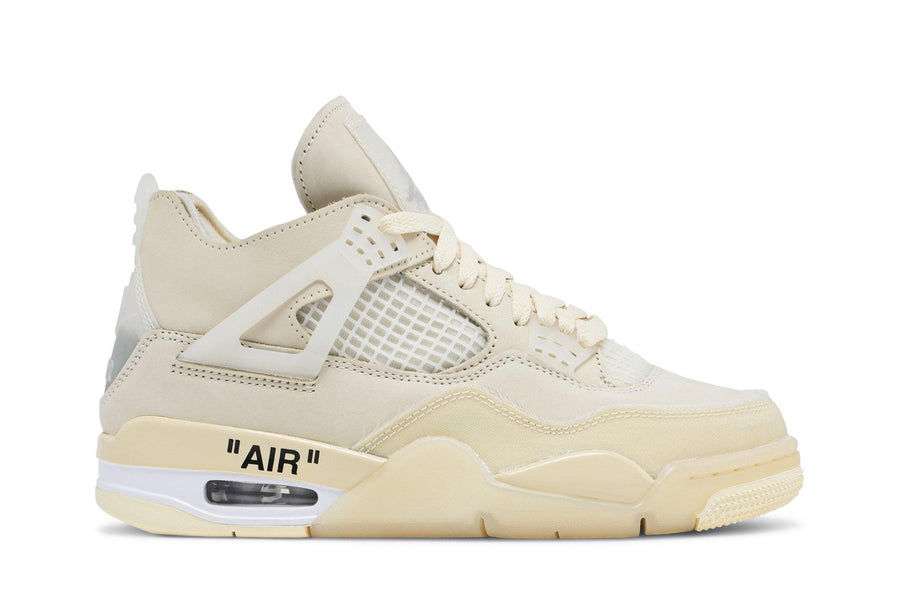 Jordan Nike Off-White x Air Jordan 4 Sail tênis em bege original na LK Sneakers