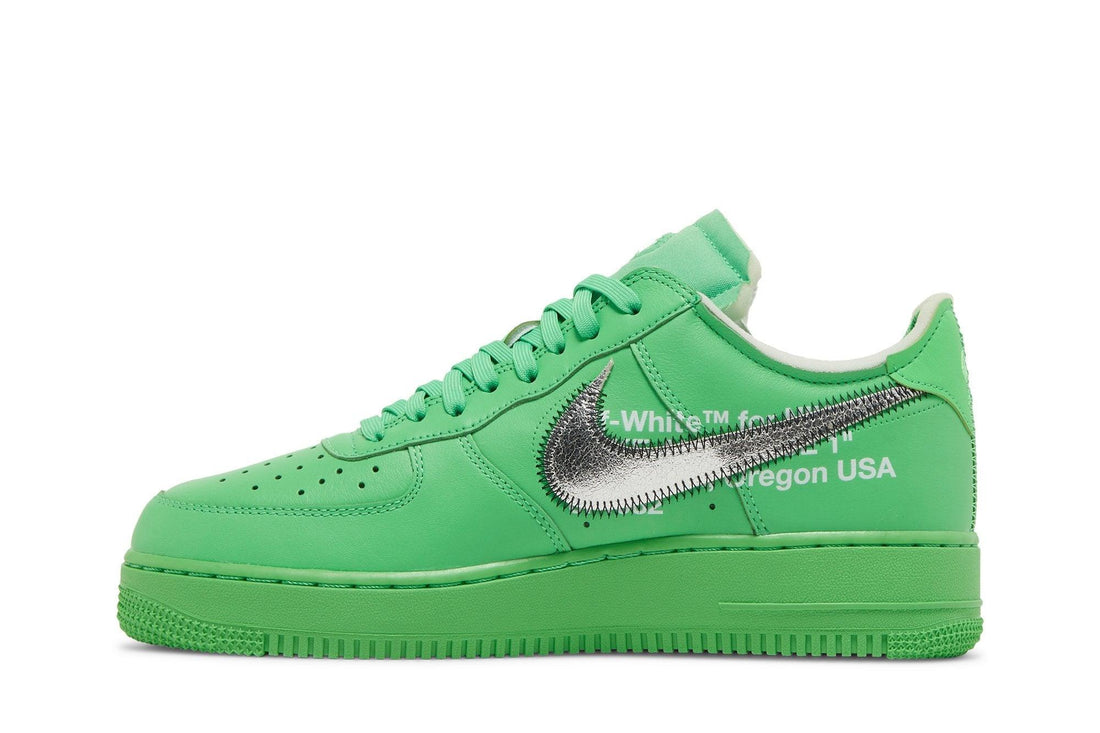 Tênis Off-White x Nike Air Force 1 Low Green Brooklyn Verde - LK Sneakers