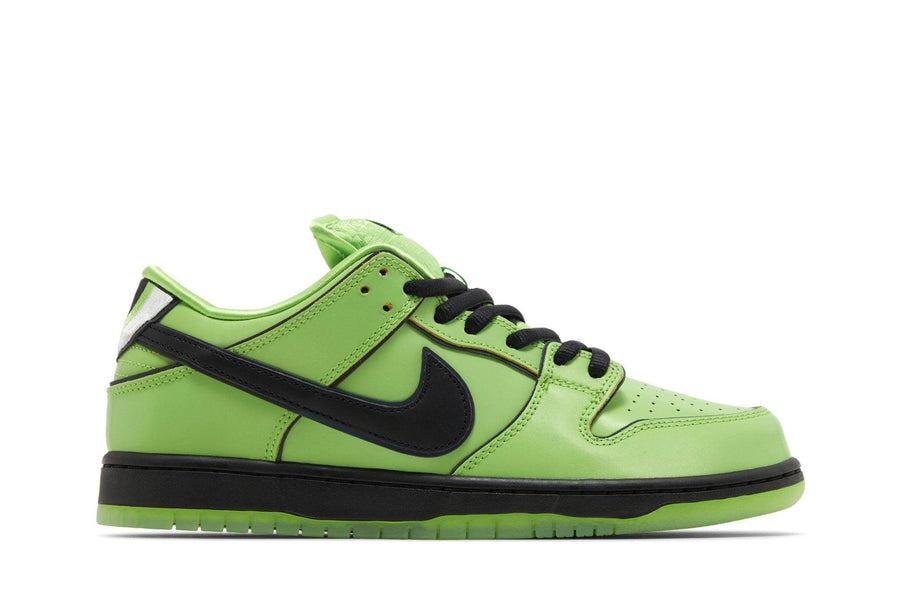 Nike The Powerpuff Girls x Nike SB Dunk Low Buttercup tênis em verde original na LK Sneakers