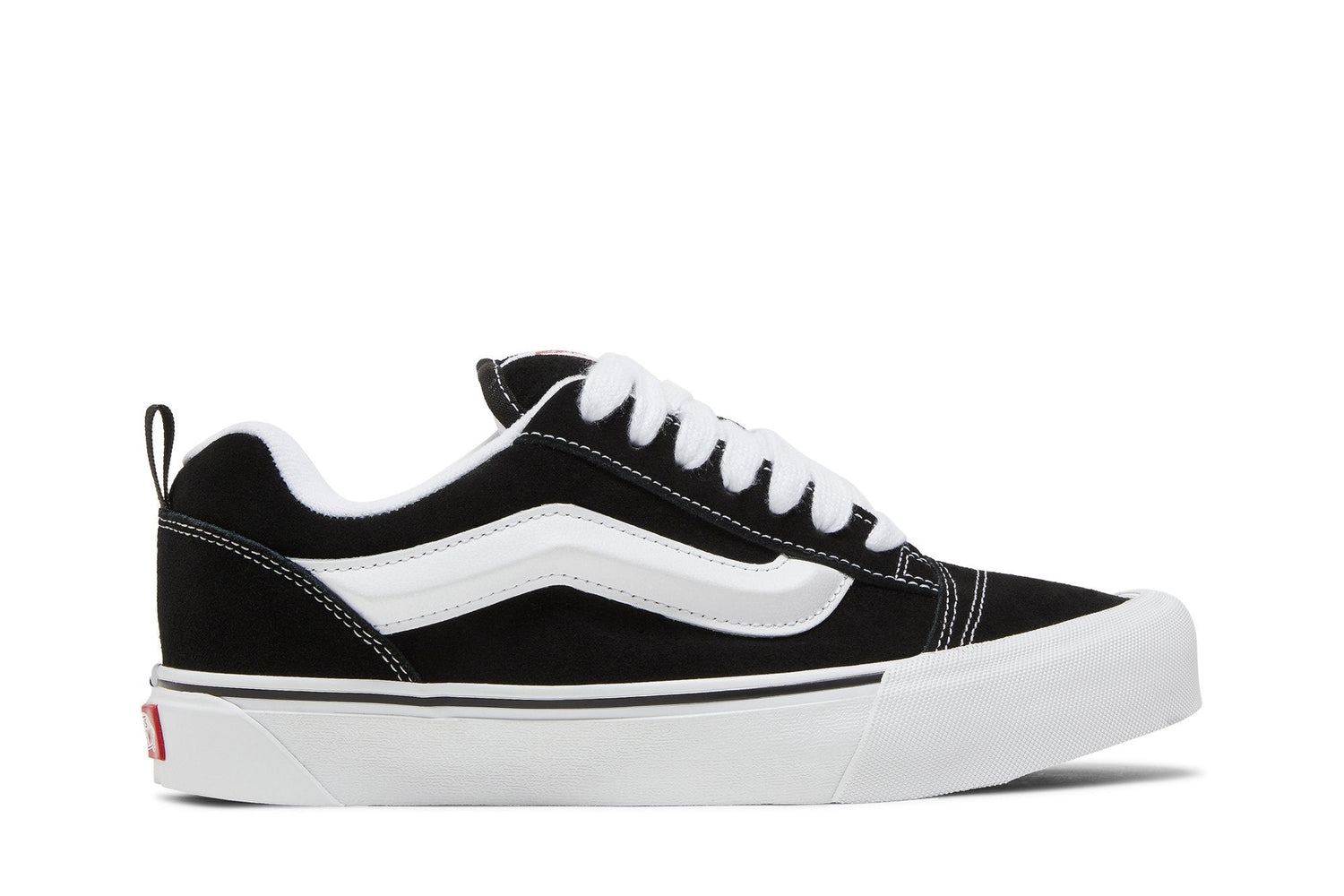 Tênis Vans &quot;Knu Old Skool Black White&quot; Preto - LK Sneakers - VN0009QC6BT