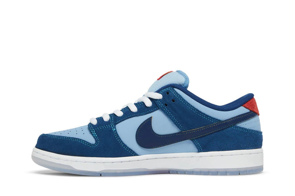 Tênis Why So Sad? x Nike SB Dunk Low The Predatory Bird Azul