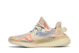 Vista lateral do Yeezy Yeezy Boost 350 V2 MX Oat mostrando design do cabedal e logo da marca