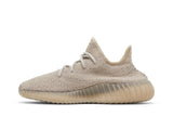 Vista lateral do Yeezy Yeezy Boost 350 V2 Slate mostrando design do cabedal e logo da marca