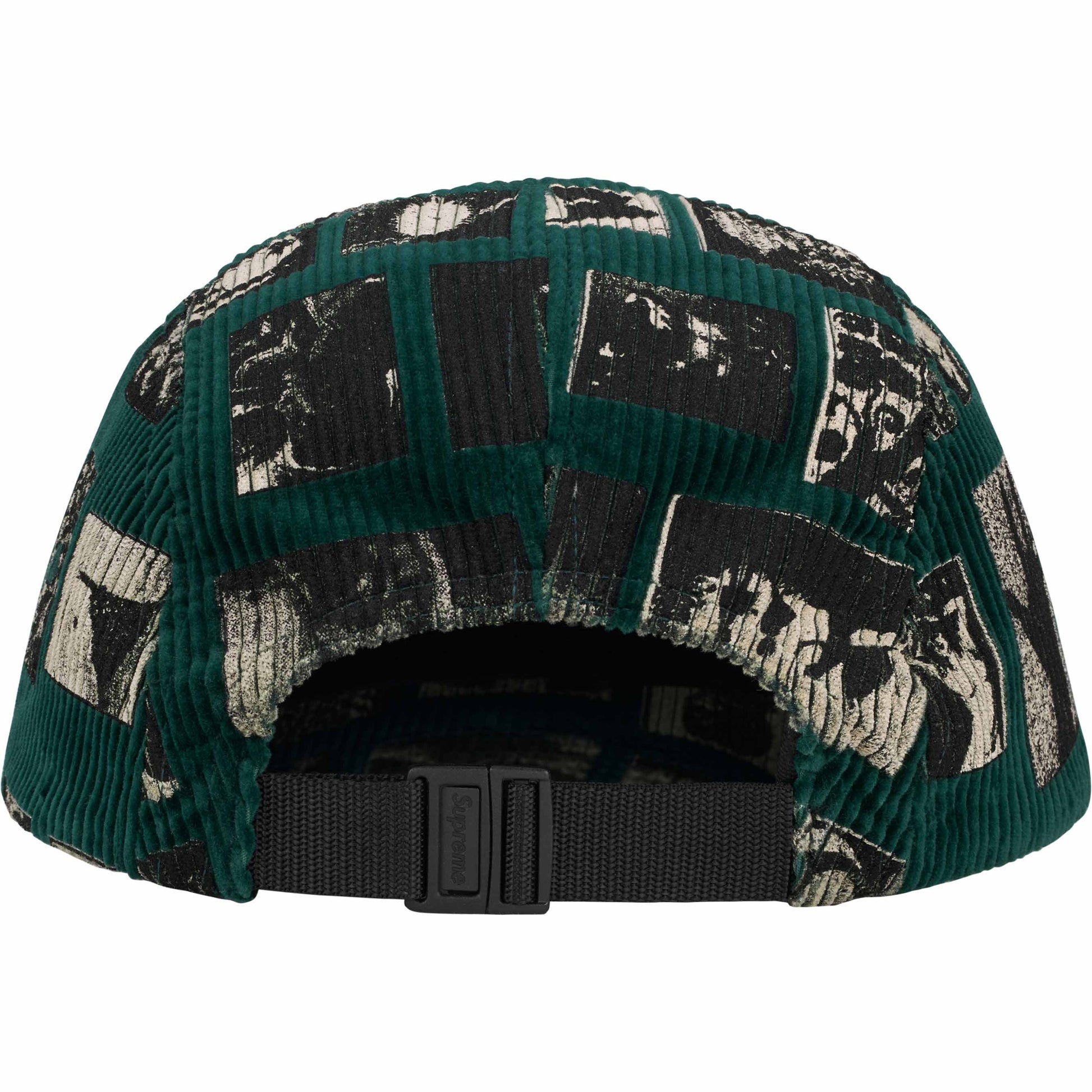 Boné Supreme x Weirdo Dave "Corduroy Camp Cap" Verde - LK Sneakers - 